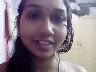 Marketable Tamil cô gái hiển thị với cô ấy Schoolboy Friend
