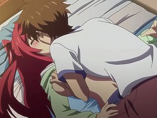Basara kissing and apply pressure on Mio