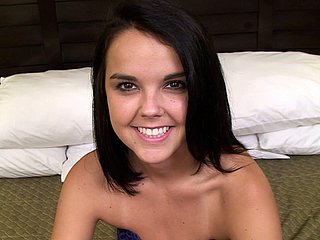 Dillion Harper stars nigh the brush first POINT-OF-VIEW in an unguarded moment video