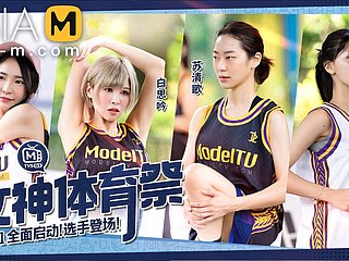 Trailer- Girls Sportcarnaval Ep1- SU Qing GE- BAI SI YIN-MTVSQ2-EP1- Beste originele Azië-porno sheet